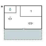 1 Bedroom Cozy In *